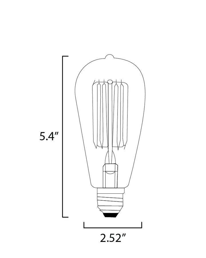 Maxim Lighting BI60ST64CL120V  Bulbs Light Bulb Light