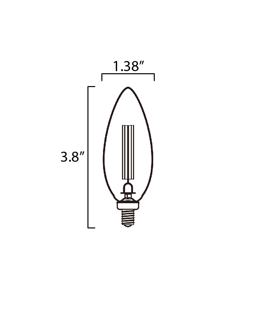 Maxim Lighting BL4E12B11CL120V30  Bulbs Light Bulb Light