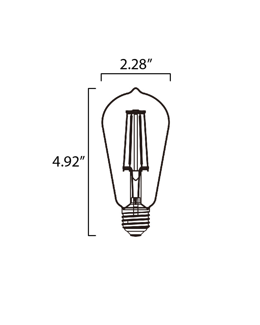 Maxim Lighting BL6E26ST58CL120V27  Bulbs Light Bulb Light