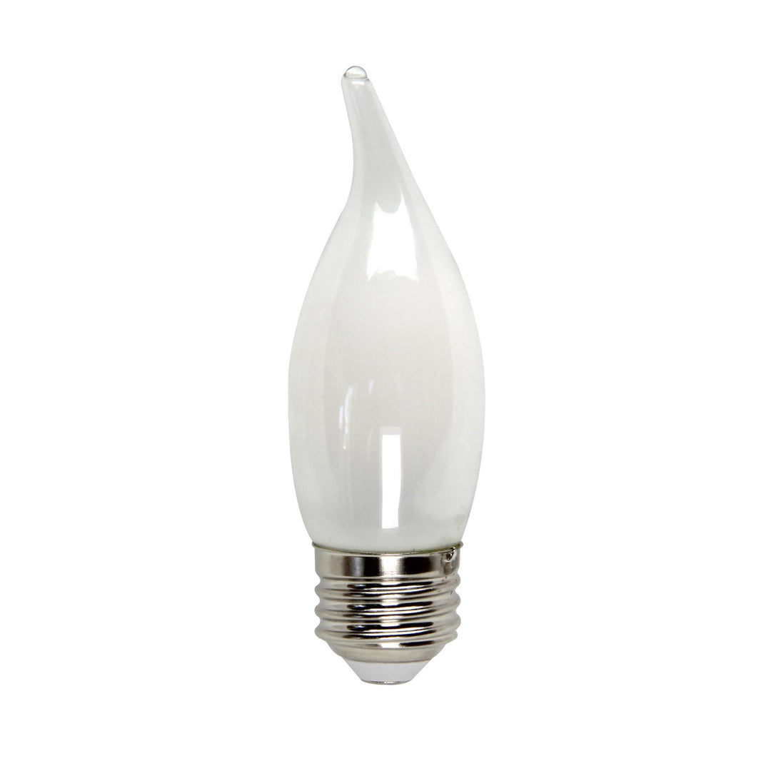 Maxlite Lighting 14101728  Enclosed Frost Filament 3.5 Watt Ba10 Dim 2700K Bent Tip Led Filament Light Bulb