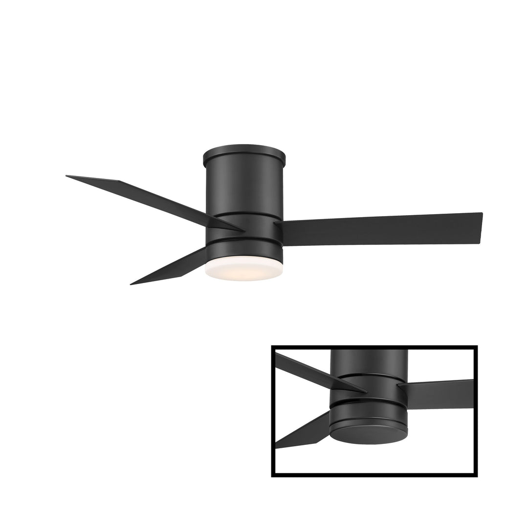 Modern Forms Fan Axis FH-W1803-44L-35-MB Ceiling Fan 44 - Matte Black, Matte Black/