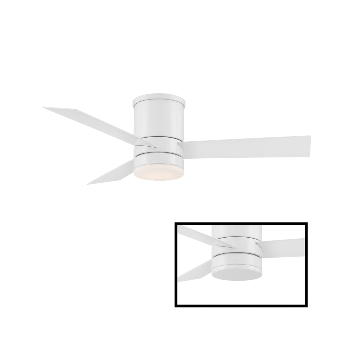 Modern Forms Fan Axis FH-W1803-44L-MW Ceiling Fan 44 - Matte White, Matte White/