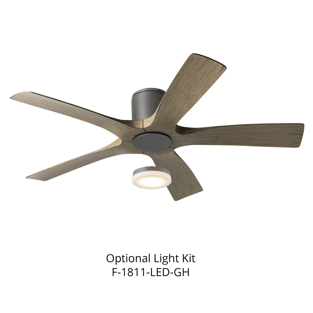 Modern Forms Fan Aviator 5 FH-W1811-5-GH/WG Ceiling Fan 54 - Graphite/Weathered Gray, Weathered Gray/