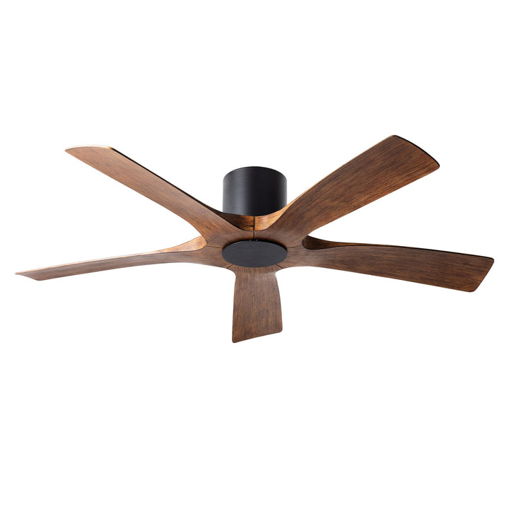 Modern Forms Fan Aviator 5 FH-W1811-5-MB/DK Ceiling Fan 54 - Matte Black/Distressed Koa, Distressed Koa/