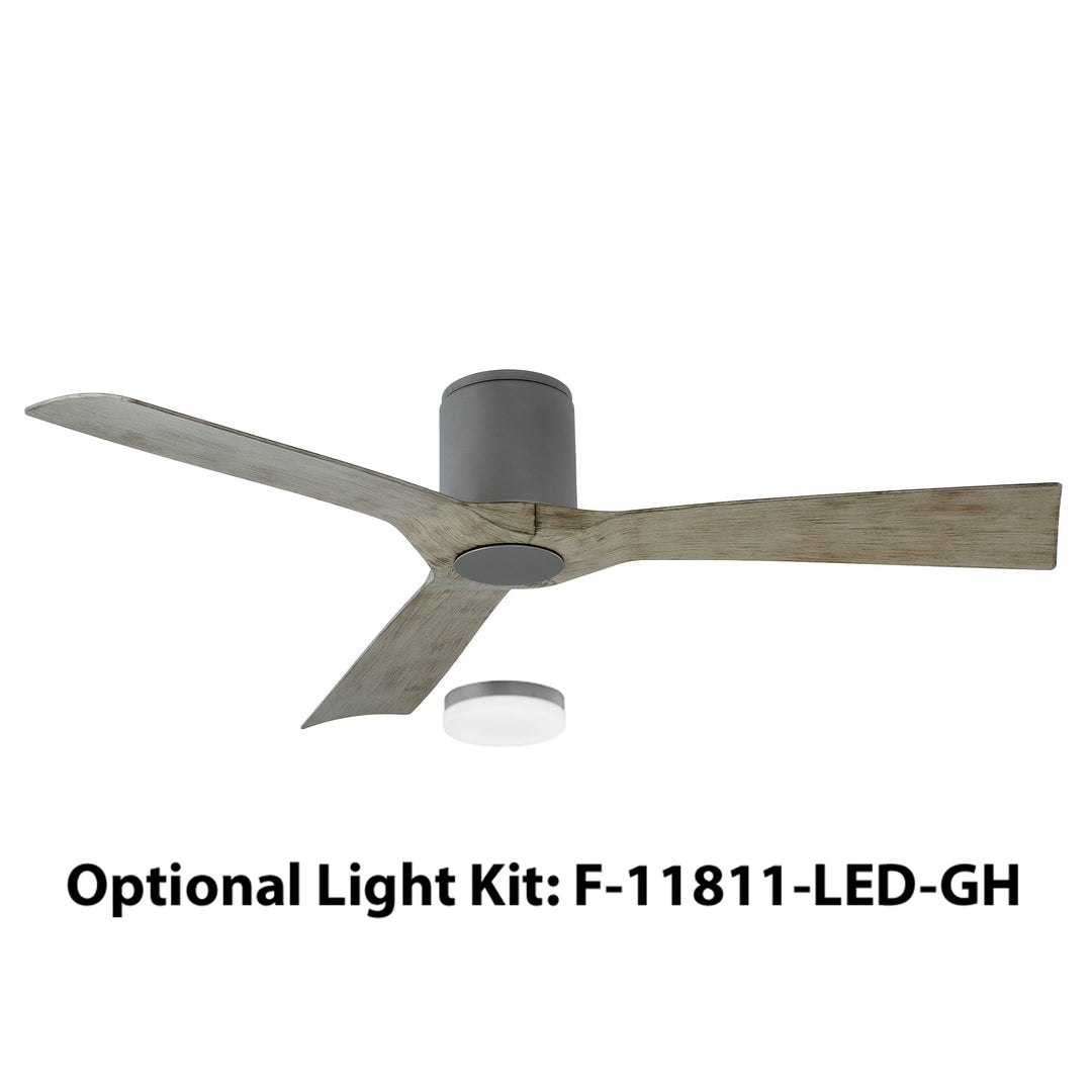 Modern Forms Fan Aviator FH-W1811-54-GH/WG Ceiling Fan 54 - Graphite/Weathered Gray, Weathered Gray/