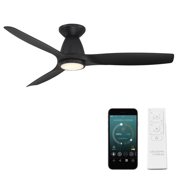 Modern Forms Fan Skylark FH-W2202-54L-MB Ceiling Fan 54 - Matte Black, Matte Black/