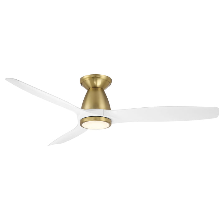 Modern Forms Fan Skylark FH-W2202-54L35SBMW Ceiling Fan 54 - Soft Brass/Matte White, Matte White/