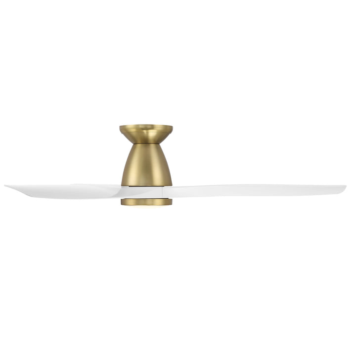 Modern Forms Fan Skylark FH-W2202-54L35SBMW Ceiling Fan 54 - Soft Brass/Matte White, Matte White/