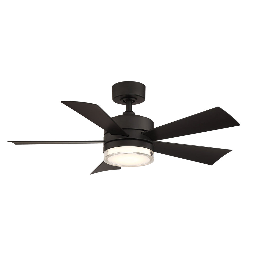 Modern Forms Fan Wynd FR-W1801-42L-MB Ceiling Fan 42 - Matte Black, Matte Black/