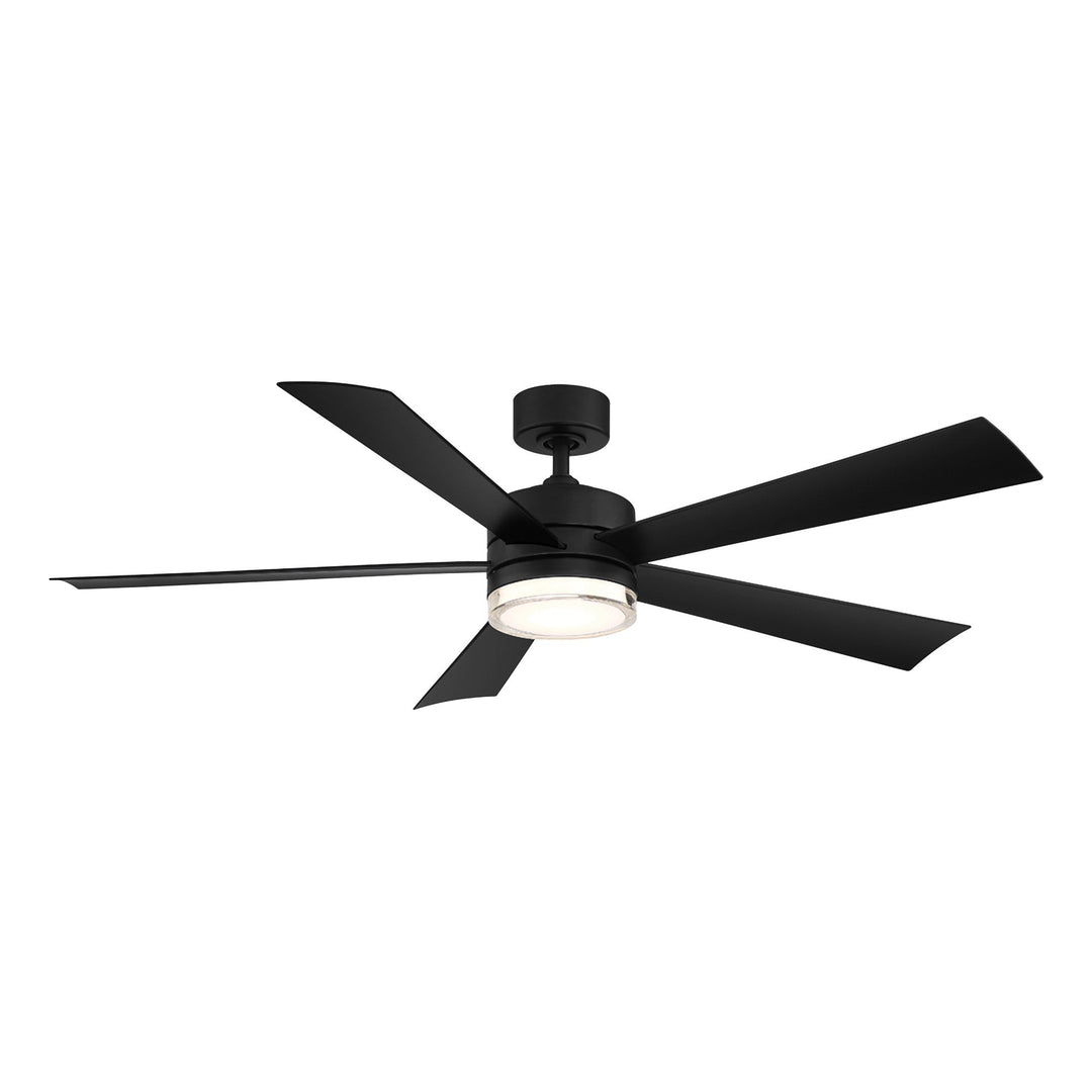 Modern Forms Fan Wynd FR-W1801-52L-MB Ceiling Fan 52 - Matte Black, Matte Black/