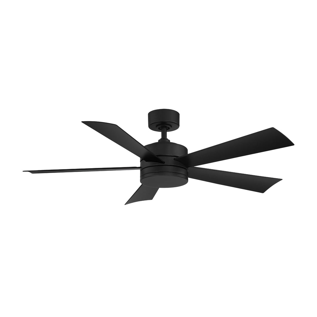 Modern Forms Fan Wynd FR-W1801-52L-MB Ceiling Fan 52 - Matte Black, Matte Black/