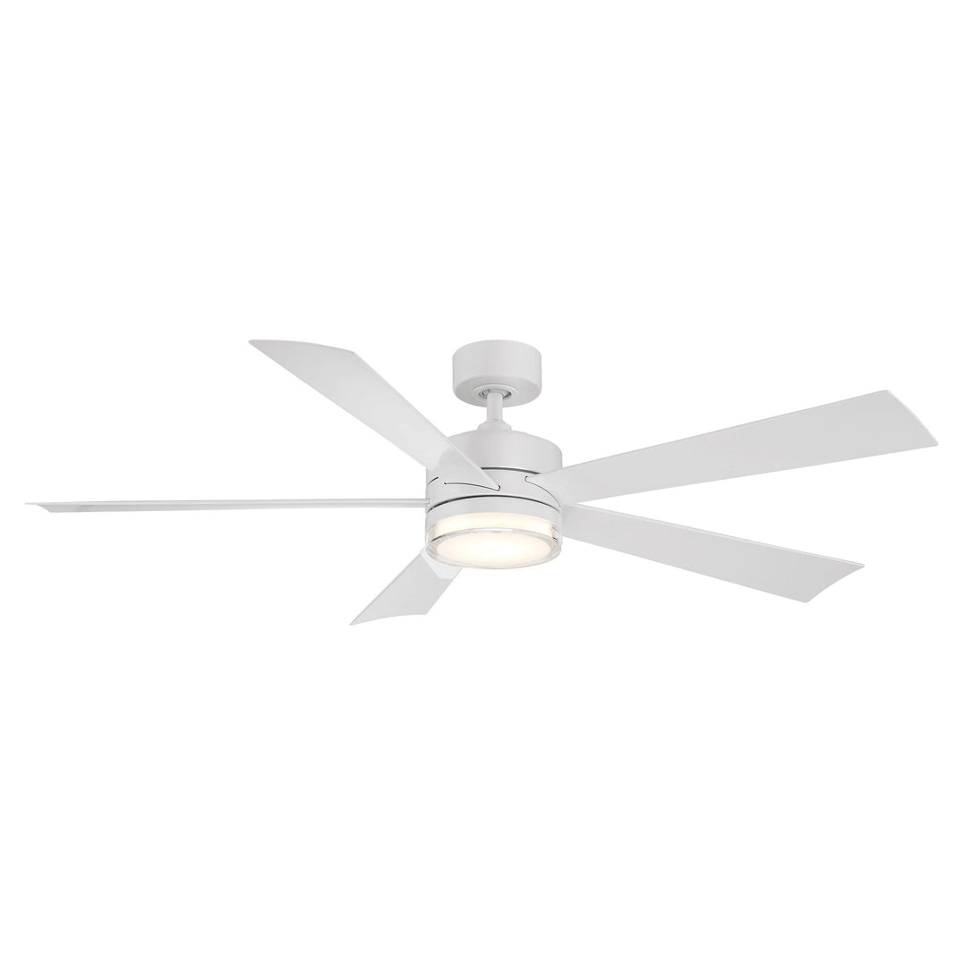 Modern Forms Fan Wynd FR-W1801-60L-27-MW Ceiling Fan 60 - Matte White, Matte White/