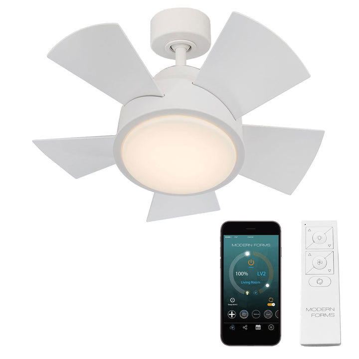 Modern Forms FR-W1802-26L-27-MW  Vox Ceiling Fan Accessory Matte White