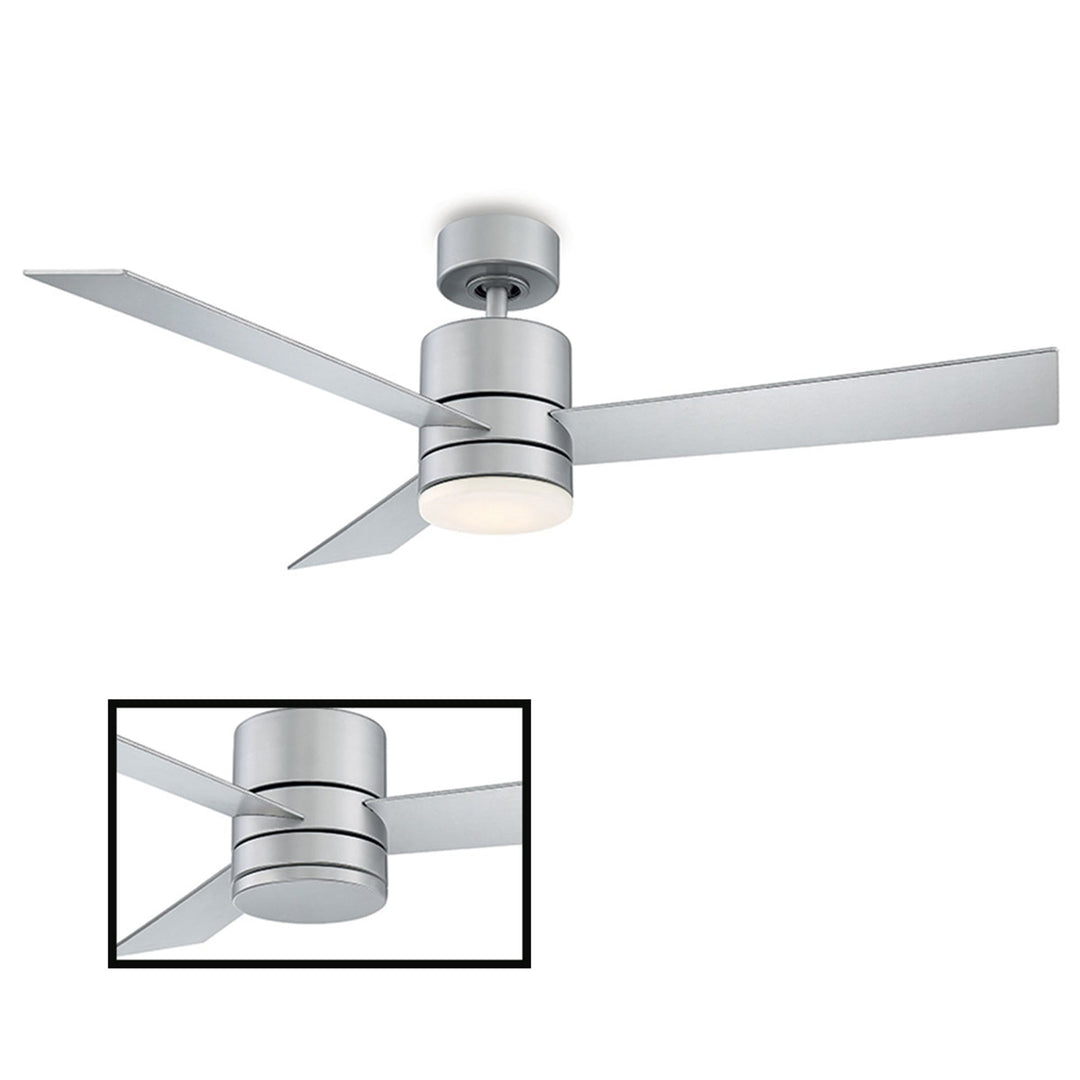 Modern Forms Fan Axis FR-W1803-52L-TT Ceiling Fan 52 - Titanium Silver, Titanium Silver/