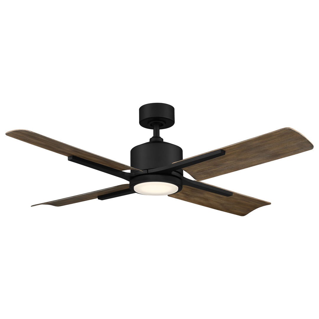 Modern Forms Fan Cervantes FR-W1806-56L27MBBW Ceiling Fan 56 - Matte Black/Barn Wood, Barn Wood/