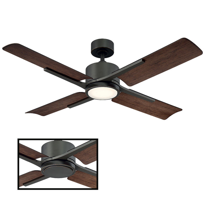 Modern Forms Fan Cervantes FR-W1806-56L35OBDW Ceiling Fan 56 - Oil Rubbed Bronze/Dark Walnut, Dark Walnut/