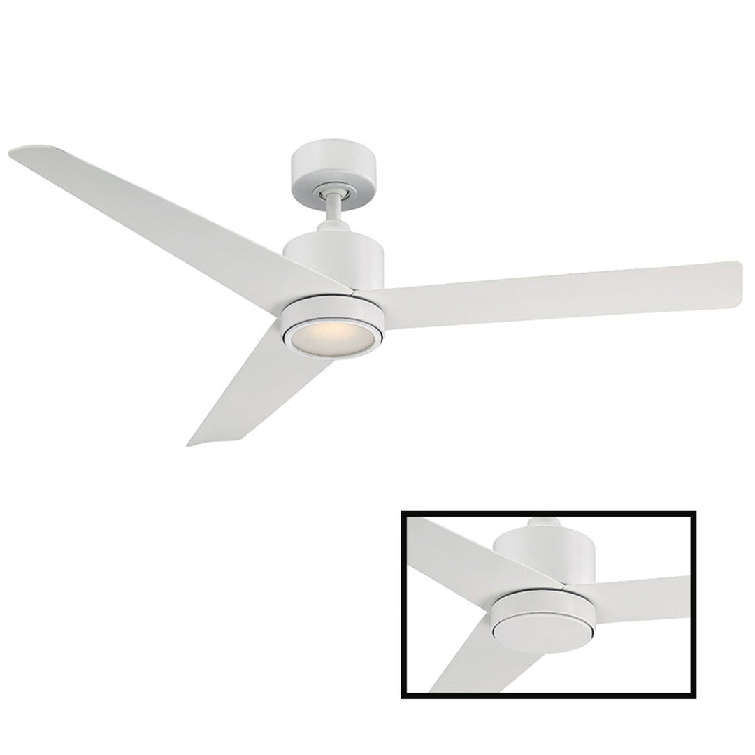 Modern Forms Fan Lotus FR-W1809-54L-27-MW Ceiling Fan 54 - Matte White, Matte White/