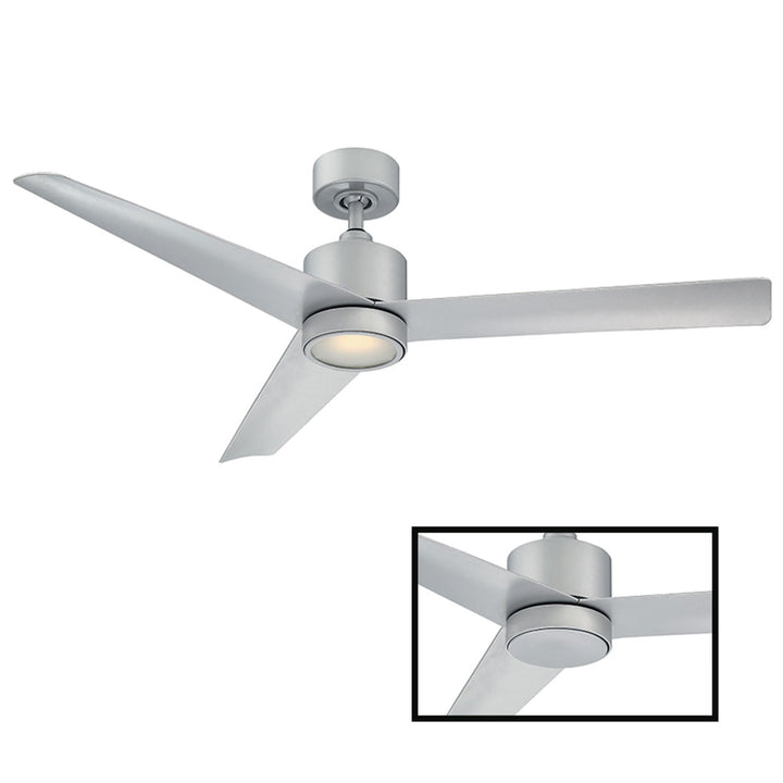 Modern Forms Fan Lotus FR-W1809-54L-27-TT Ceiling Fan 54 - Titanium Silver, Titanium Silver/