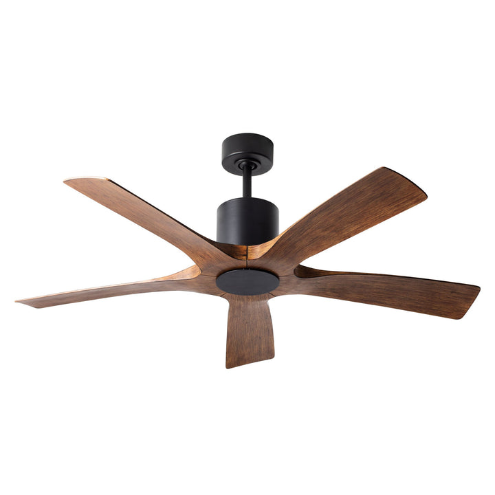 Modern Forms Fan Aviator 5 FR-W1811-5-MB/DK Ceiling Fan 54 - Matte Black/Distressed Koa, Distressed Koa/