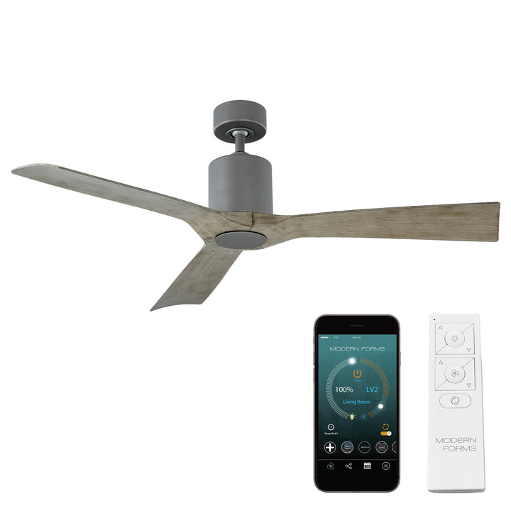 Modern Forms Fan Aviator FR-W1811-54-GH/WG Ceiling Fan 54 - Graphite/Weathered Gray, Weathered Gray/