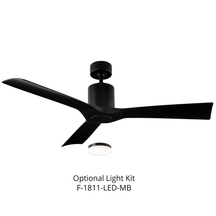 Modern Forms Fan Aviator FR-W1811-54-MB Ceiling Fan 54 - Matte Black, Matte Black/