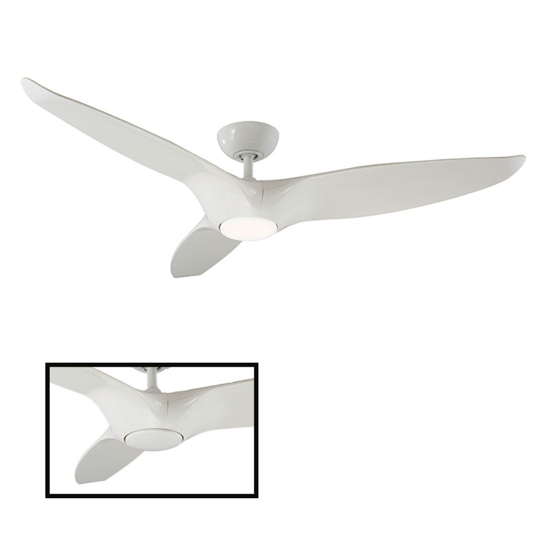 Modern Forms Fan Morpheus Iii FR-W1813-60L-35-GW Ceiling Fan 60 - Gloss White, Gloss White/