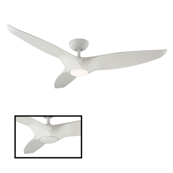 Modern Forms Fan Morpheus Iii FR-W1813-60L-GW Ceiling Fan 60 - Gloss White, Gloss White/