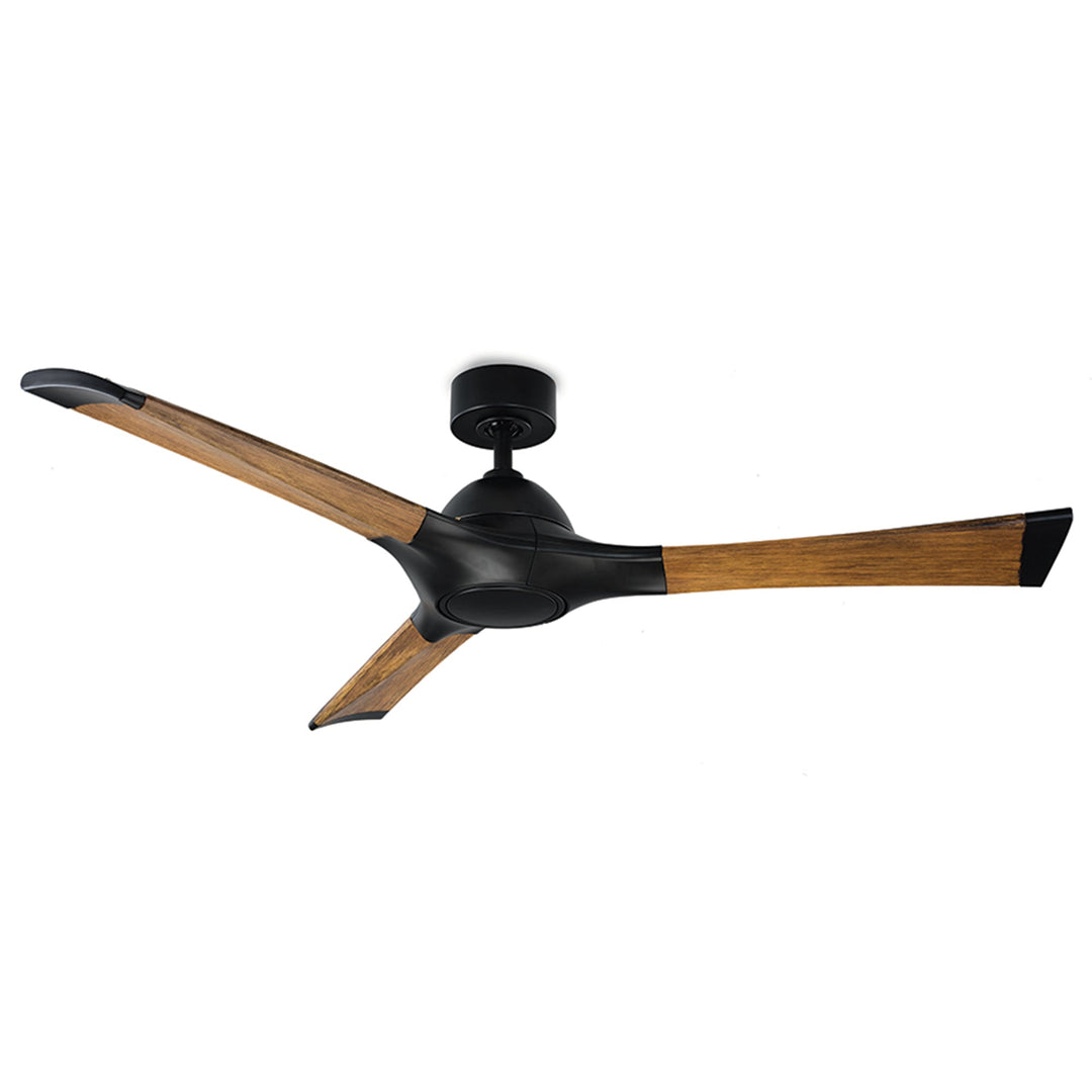 Modern Forms Fan Woody FR-W1814-60L-MB/DK Ceiling Fan 60 - Matte Black/Distressed Koa, Distressed Koa/