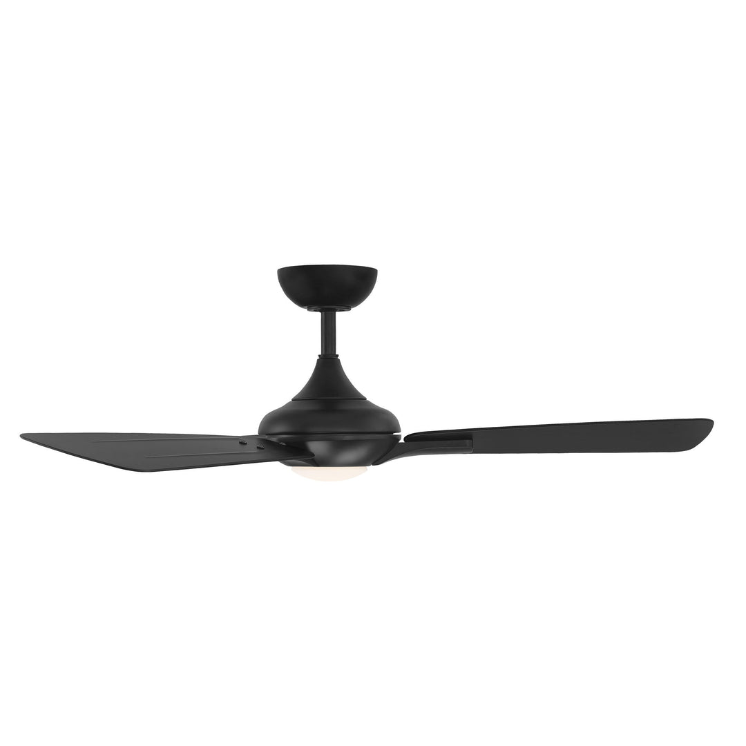 Modern Forms Fan Mykonos FR-W1819-52L-27-MB Ceiling Fan 52 - Matte Black, Matte Black/