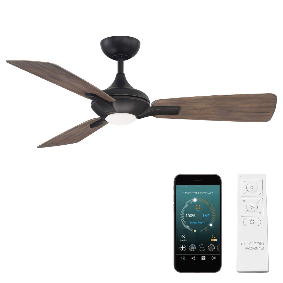 Modern Forms Fan Mykonos FR-W1819-52L-OB/BW Ceiling Fan 52 - Oil Rubbed Bronze/Barn Wood, Barn Wood/