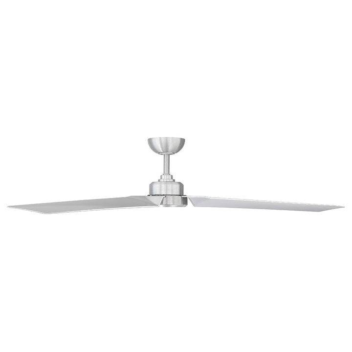 Modern Forms Fan Roboto FR-W1910-62-BA Ceiling Fan 62 - Brushed Aluminum/Titanium, Titanium Silver/