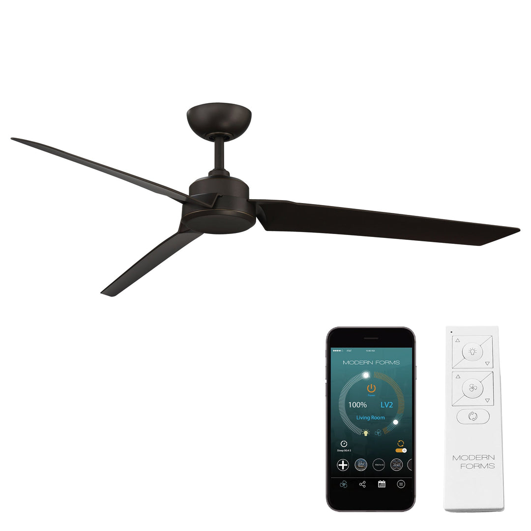 Modern Forms Fan Roboto FR-W1910-62-OB Ceiling Fan 62 - Oil Rubbed Bronze, Bronze/