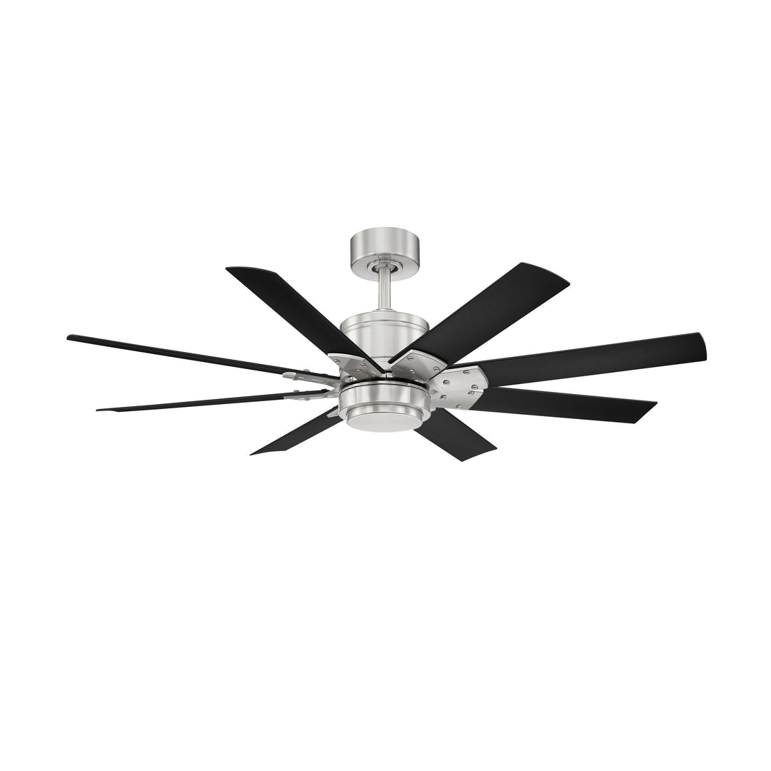 Modern Forms Fan Renegade FR-W2001-52L35BNMB Ceiling Fan 52 - Brushed Nickel/Matte Black, Matte Black/