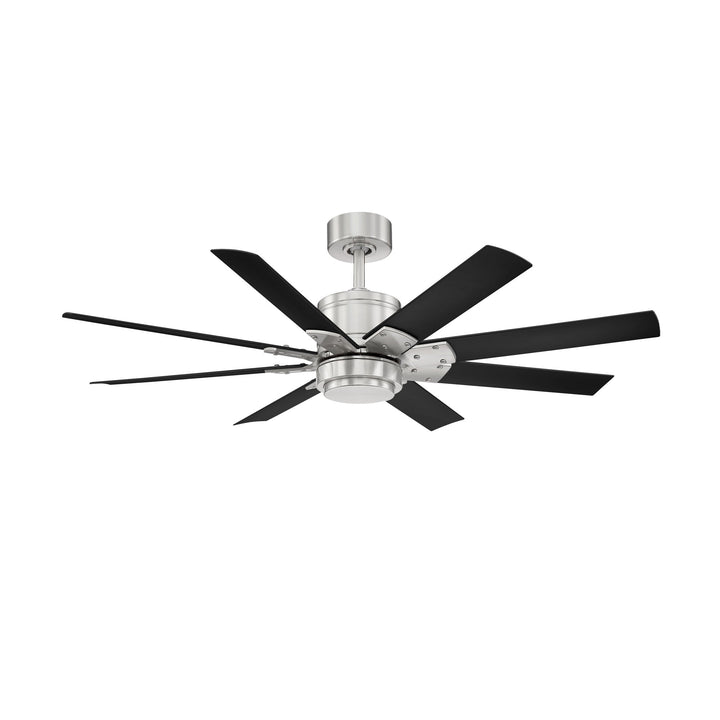Modern Forms Fan Renegade FR-W2001-52L35BNMB Ceiling Fan 52 - Brushed Nickel/Matte Black, Matte Black/