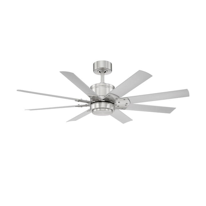Modern Forms Fan Renegade FR-W2001-52L27BNTT Ceiling Fan 52 - Brushed Nickel/Titanium Silver, Titanium Silver/