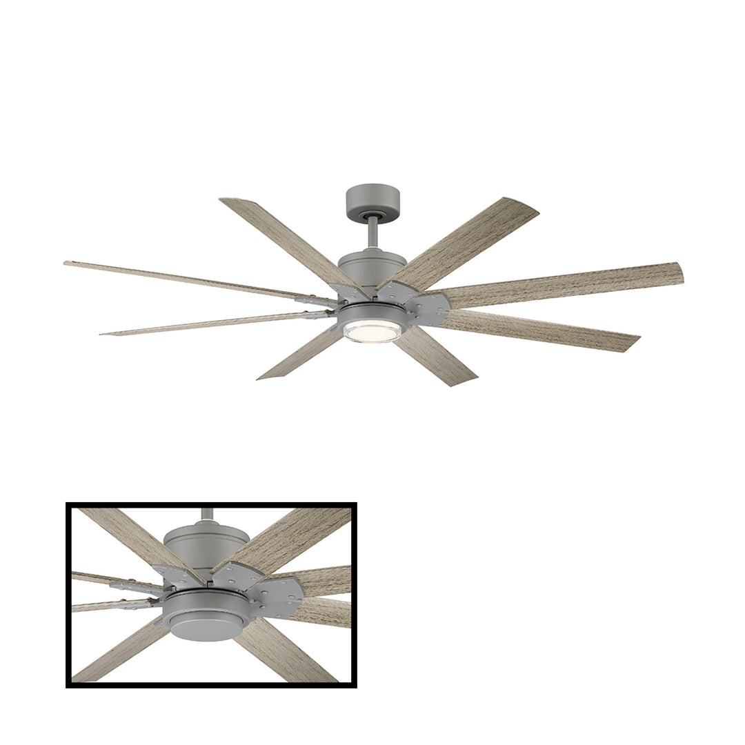 Modern Forms Fan Renegade FR-W2001-52L-GH/WW Ceiling Fan 52 - Graphite/Weathered Wood, Weathered Wood/