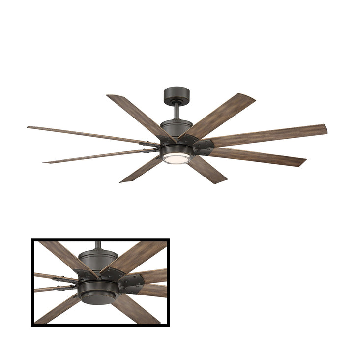 Modern Forms Fan Renegade FR-W2001-52L-OB/BW Ceiling Fan 52 - Oil Rubbed Bronze/Barn Wood, Barn Wood/