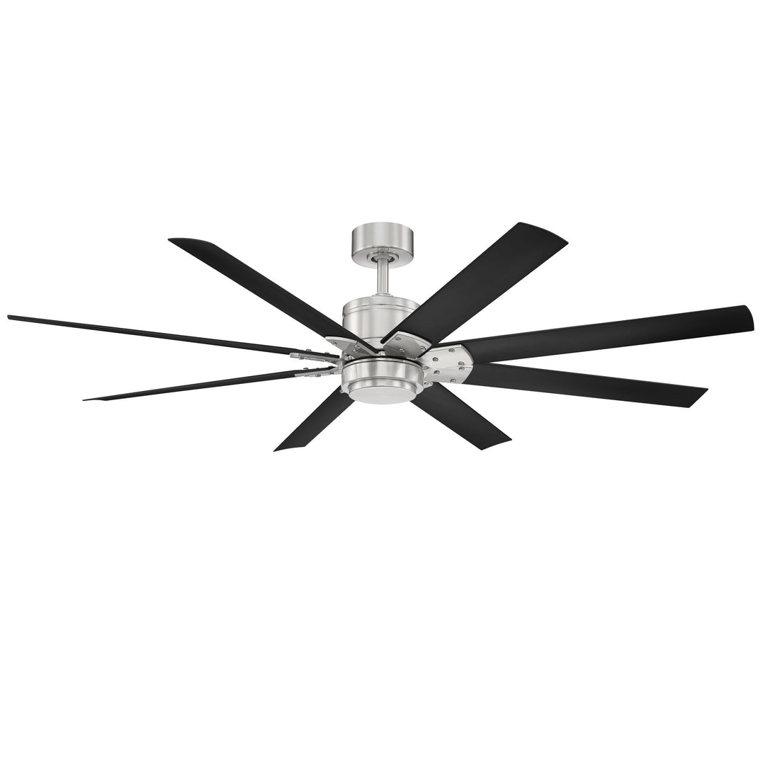 Modern Forms Fan Renegade FR-W2001-66L-BN/MB Ceiling Fan 66 - Brushed Nickel/Matte Black, Matte Black/