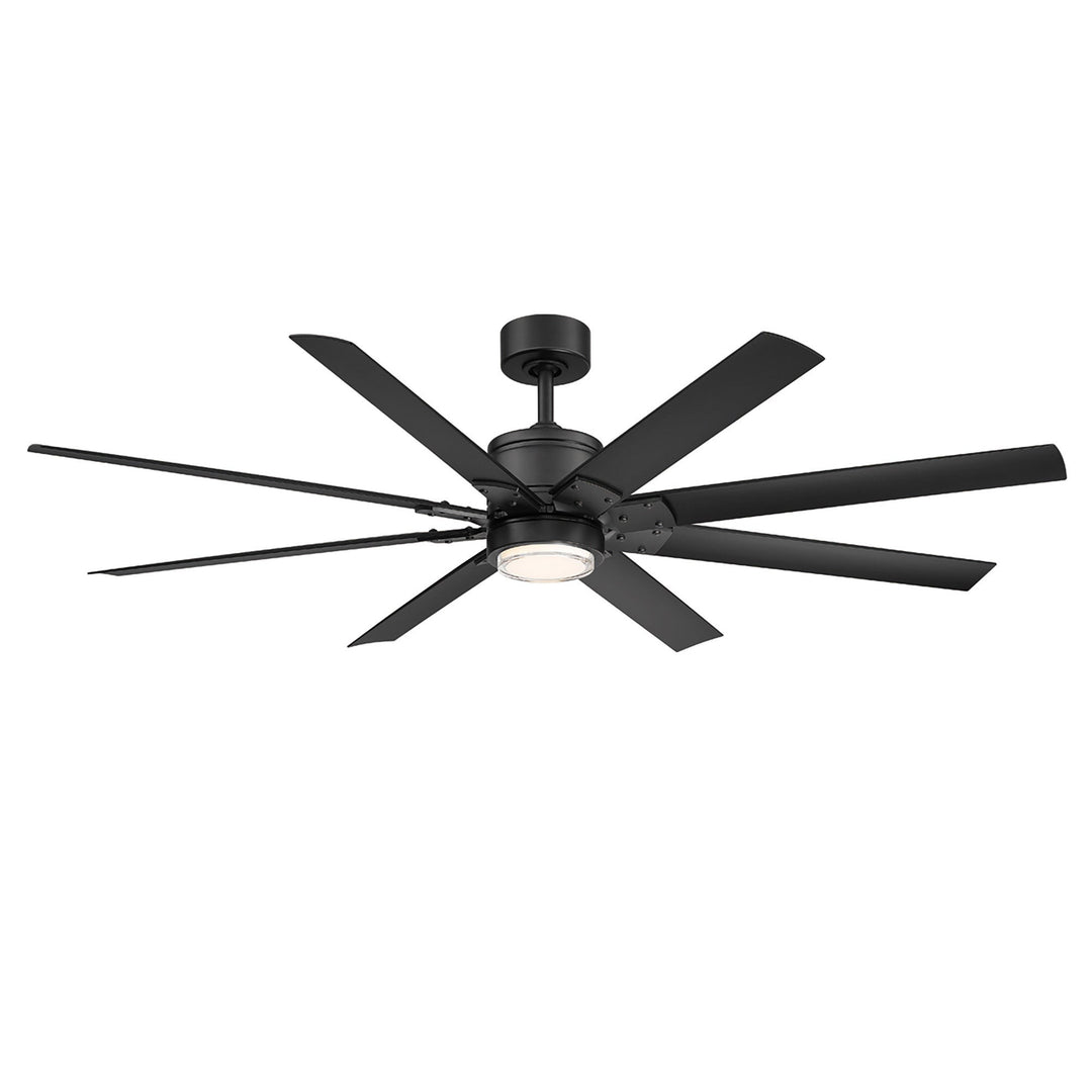 Modern Forms Fan Renegade FR-W2001-66L-27-MB Ceiling Fan 66 - Matte Black, Matte Black/