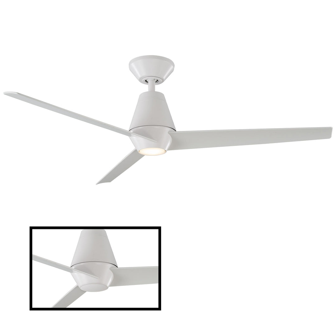 Modern Forms Fan Slim FR-W2003-52L-MW Ceiling Fan 52 - Matte White, Matte White/