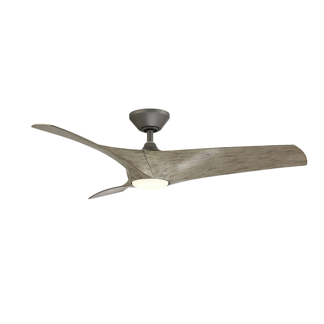 Modern Forms Fan Zephyr FR-W2006-52L35GHWW Ceiling Fan 52 - Graphite/Weathered Wood, Weathered Wood/
