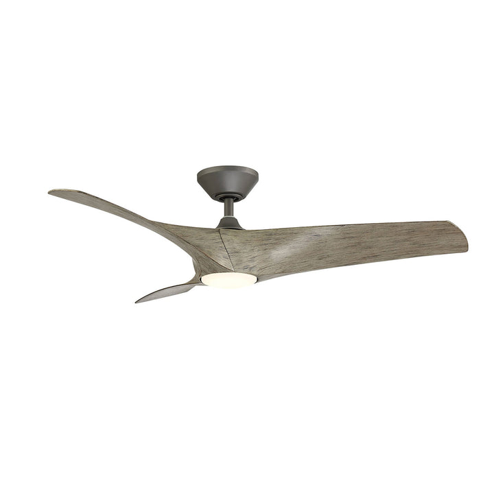 Modern Forms Fan Zephyr FR-W2006-52L35GHWW Ceiling Fan 52 - Graphite/Weathered Wood, Weathered Wood/