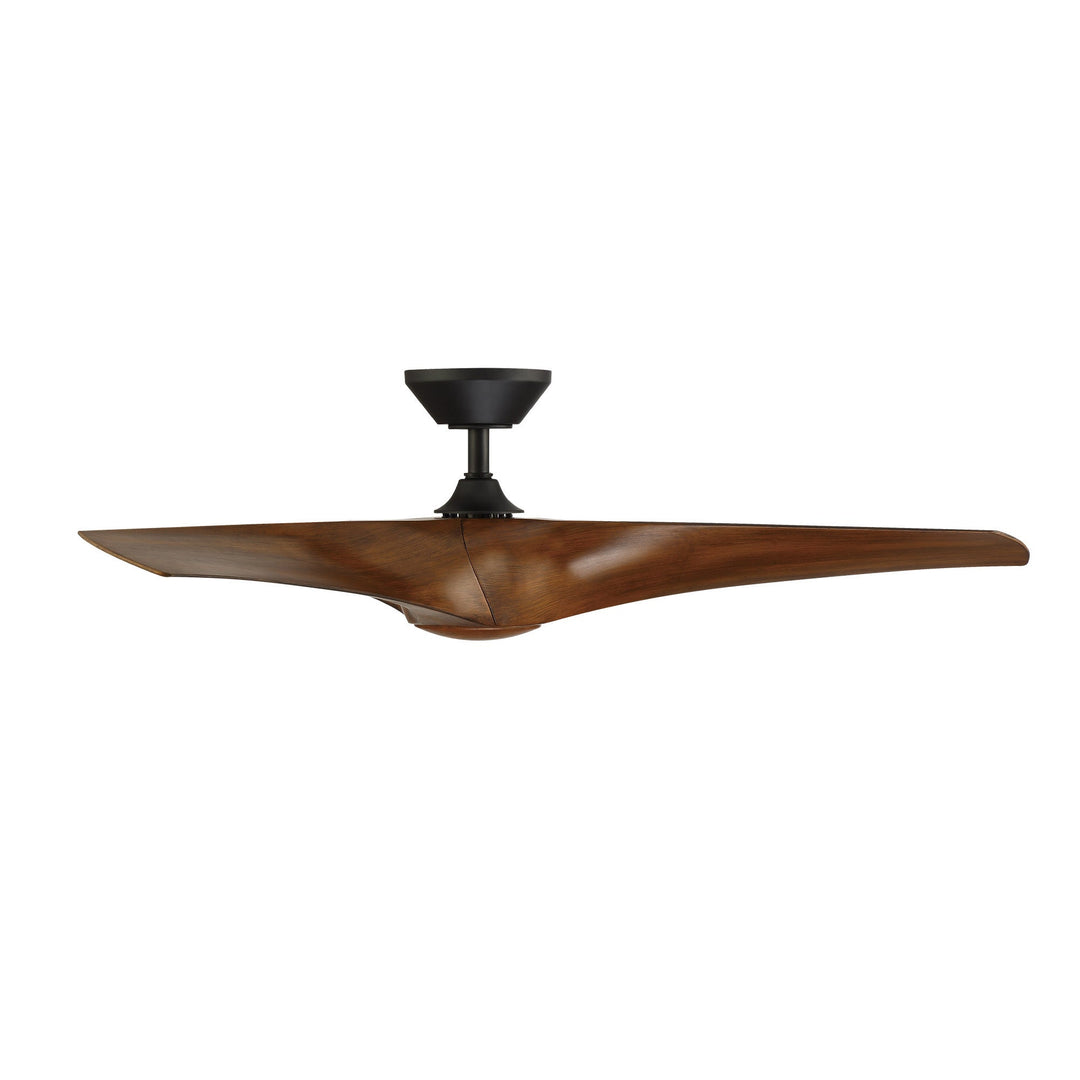 Modern Forms Fan Zephyr FR-W2006-52L27MBDK Ceiling Fan 52 - Matte Black/Distressed Koa, Distressed Koa/