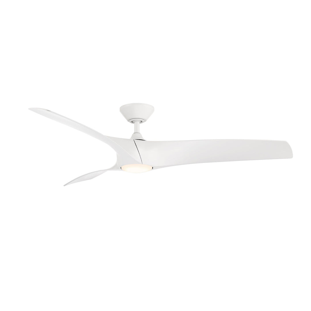 Modern Forms Fan Zephyr FR-W2006-52L-27-MW Ceiling Fan 52 - Matte White, Matte White/