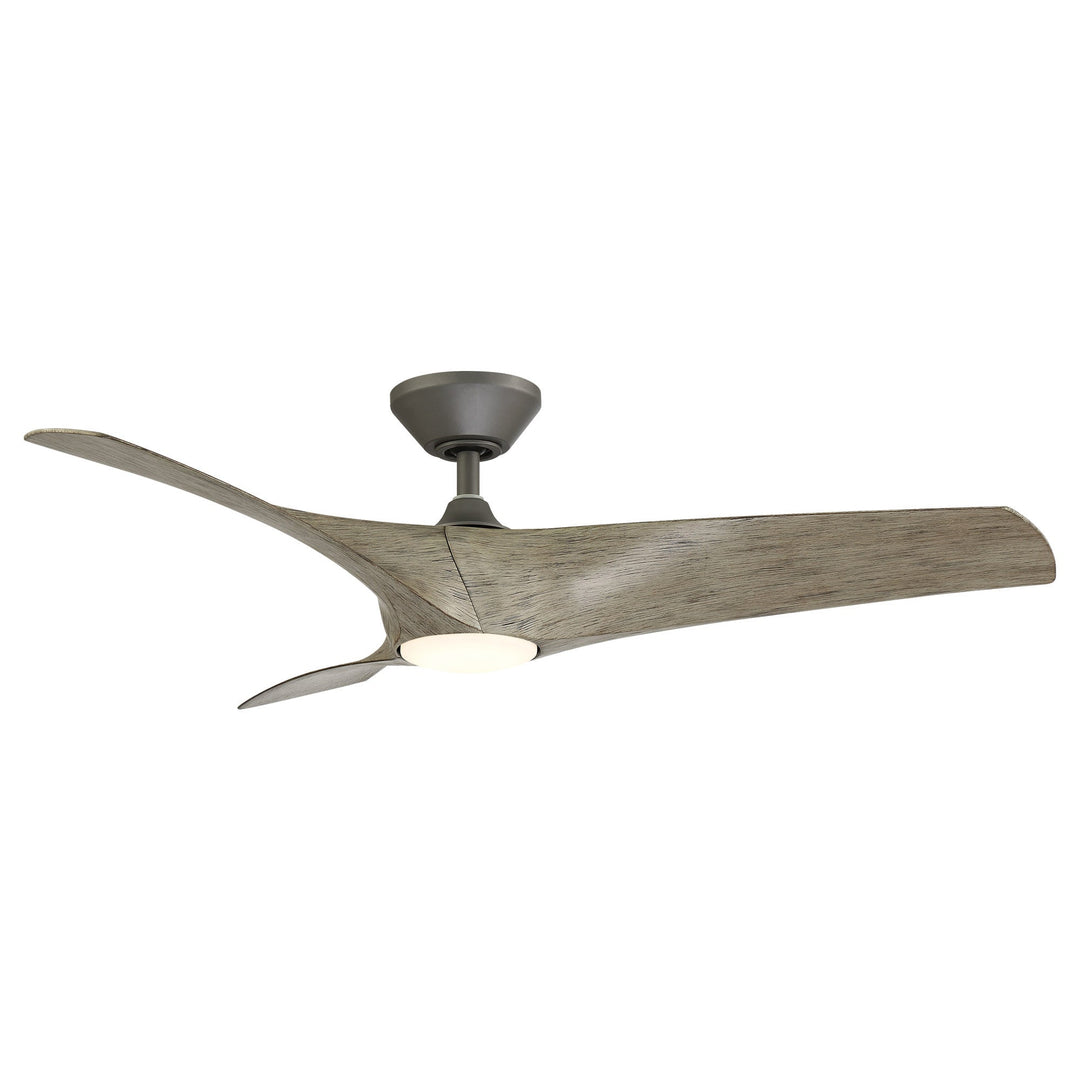 Modern Forms Fan Zephyr FR-W2006-62L27GHWW Ceiling Fan 62 - Graphite/Weathered Wood, Weathered Wood/