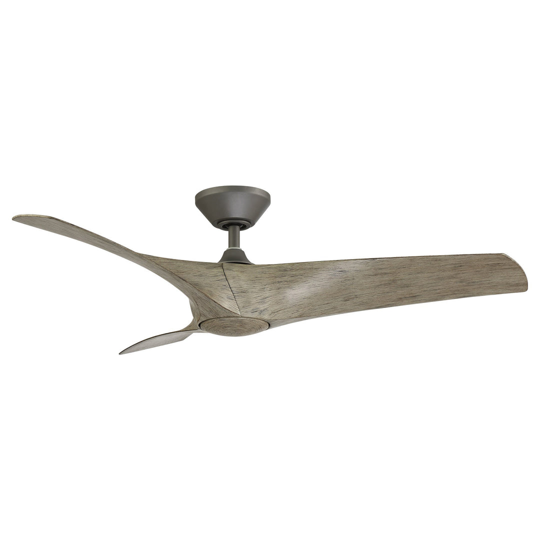 Modern Forms Fan Zephyr FR-W2006-62L27GHWW Ceiling Fan 62 - Graphite/Weathered Wood, Weathered Wood/