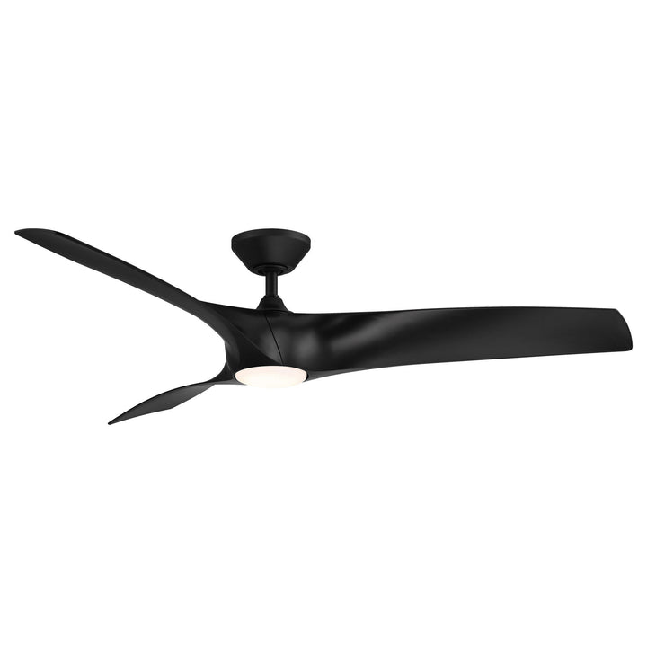 Modern Forms Fan Zephyr FR-W2006-62L-MB Ceiling Fan 62 - Matte Black, Matte Black/