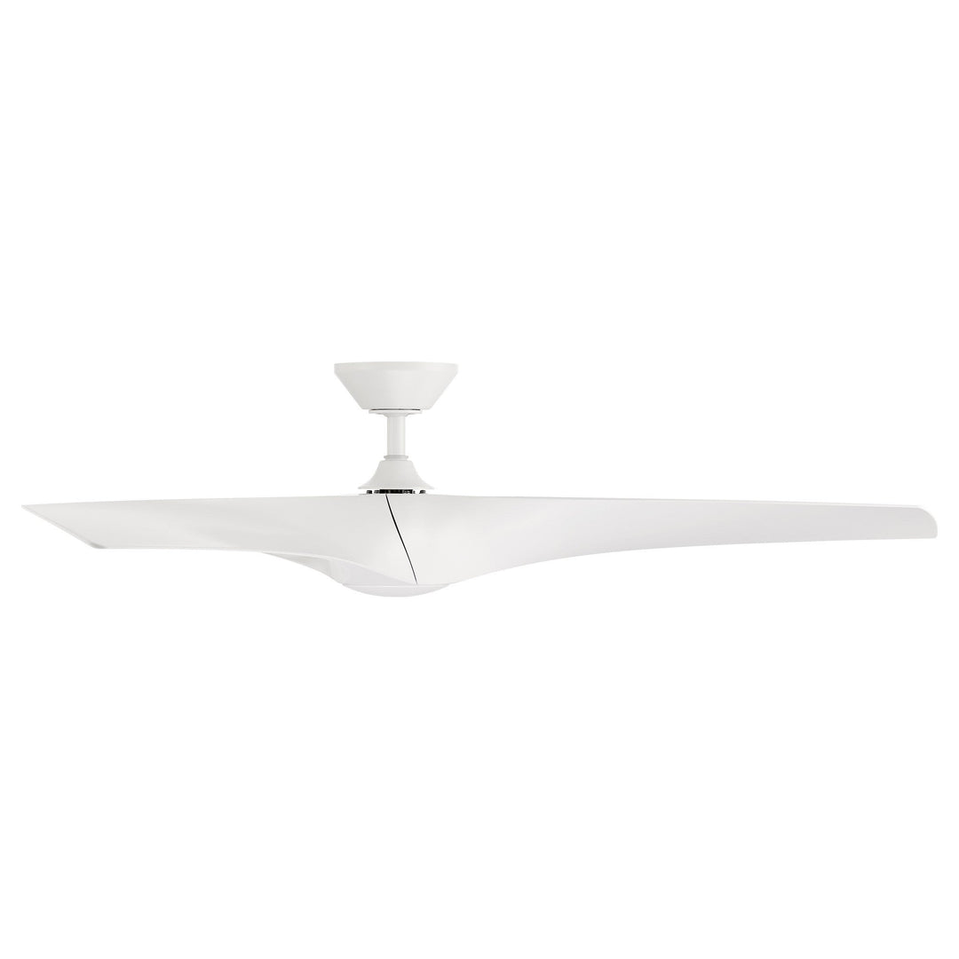 Modern Forms Fan Zephyr FR-W2006-62L-MW Ceiling Fan 62 - Matte White, Matte White/