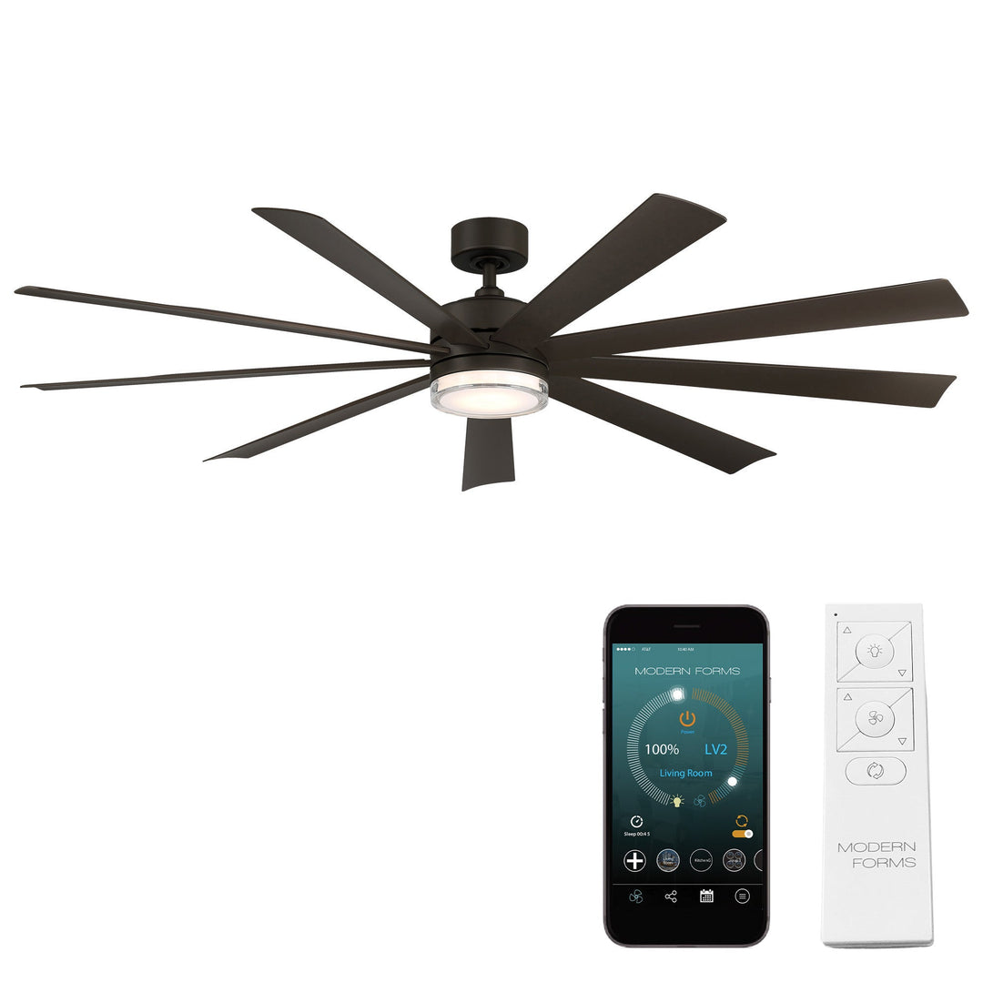 Modern Forms Fan Wynd Xl FR-W2101-72L-BZ Ceiling Fan 72 - Bronze, Bronze/