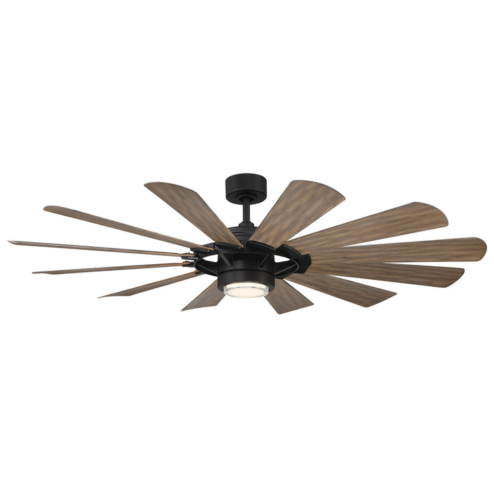 Modern Forms Fan Wynd Mill FR-W2201-65L-MB/BW Ceiling Fan 65 - Matte Black/Barn Wood, Barn Wood/